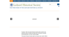 Desktop Screenshot of ledyardhistory.org