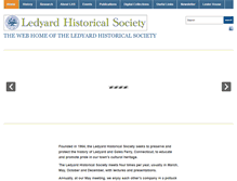 Tablet Screenshot of ledyardhistory.org